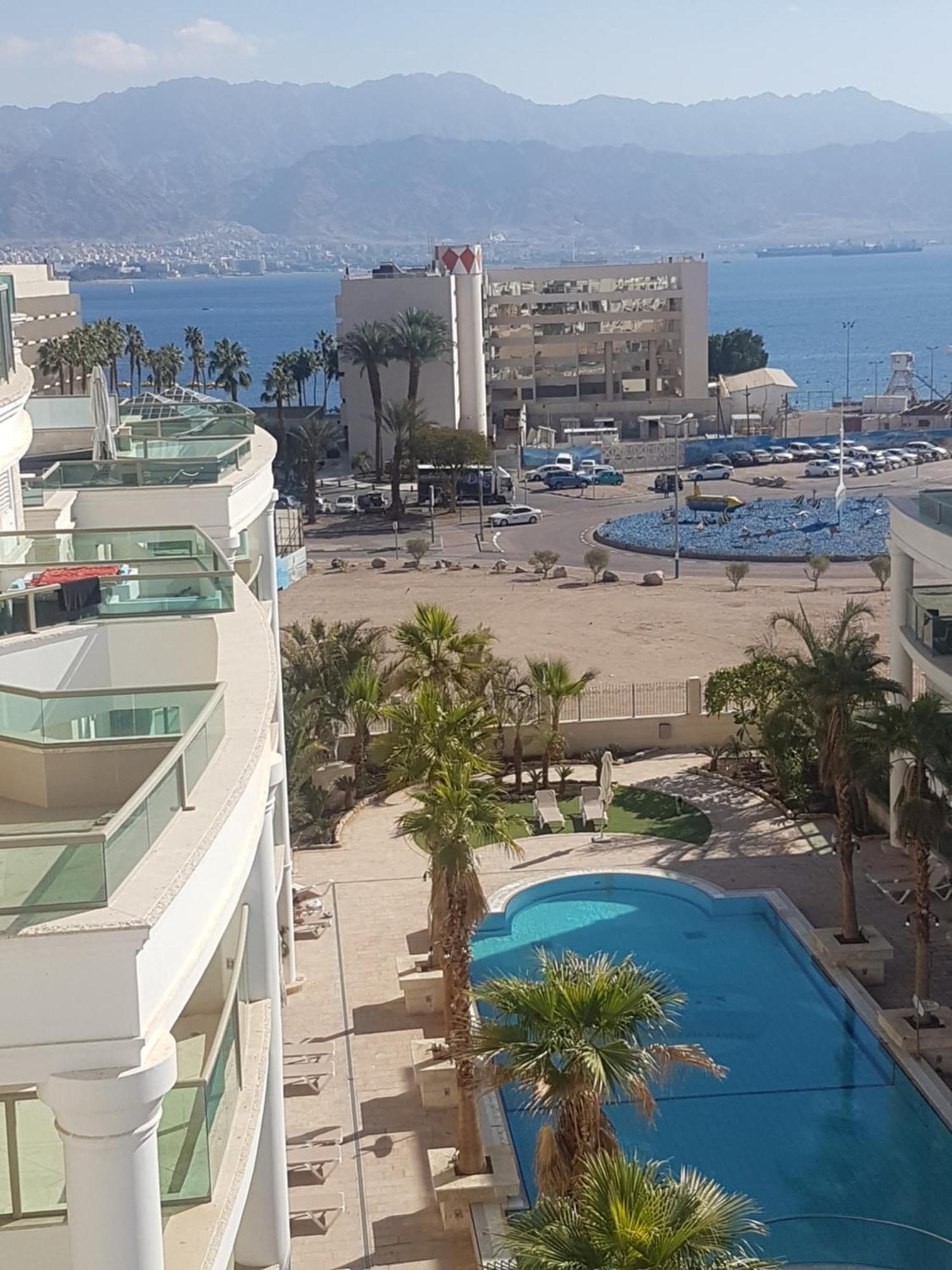 Apartament Palmore Top Luxury Penthause With Juccuzi First Line Of The Seaside Ejlat Zewnętrze zdjęcie
