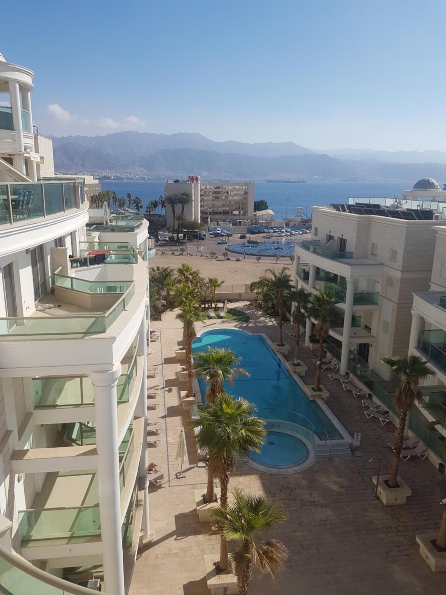 Apartament Palmore Top Luxury Penthause With Juccuzi First Line Of The Seaside Ejlat Zewnętrze zdjęcie